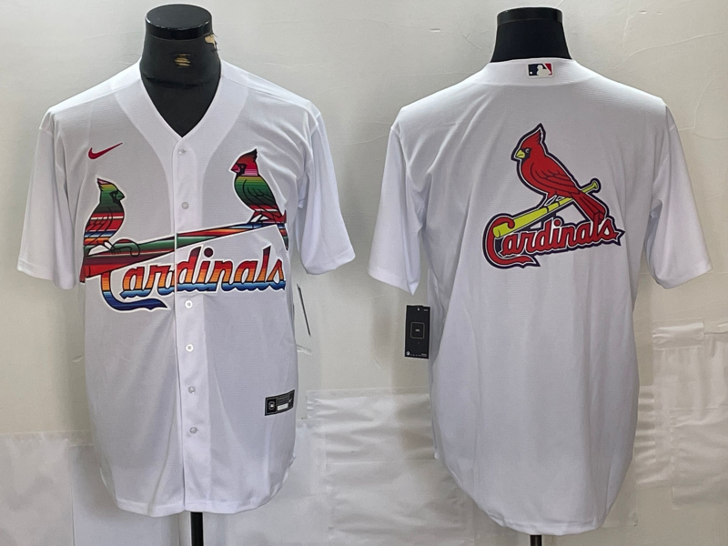 Men's St. Louis Cardinals White Alternate Team Jersey
